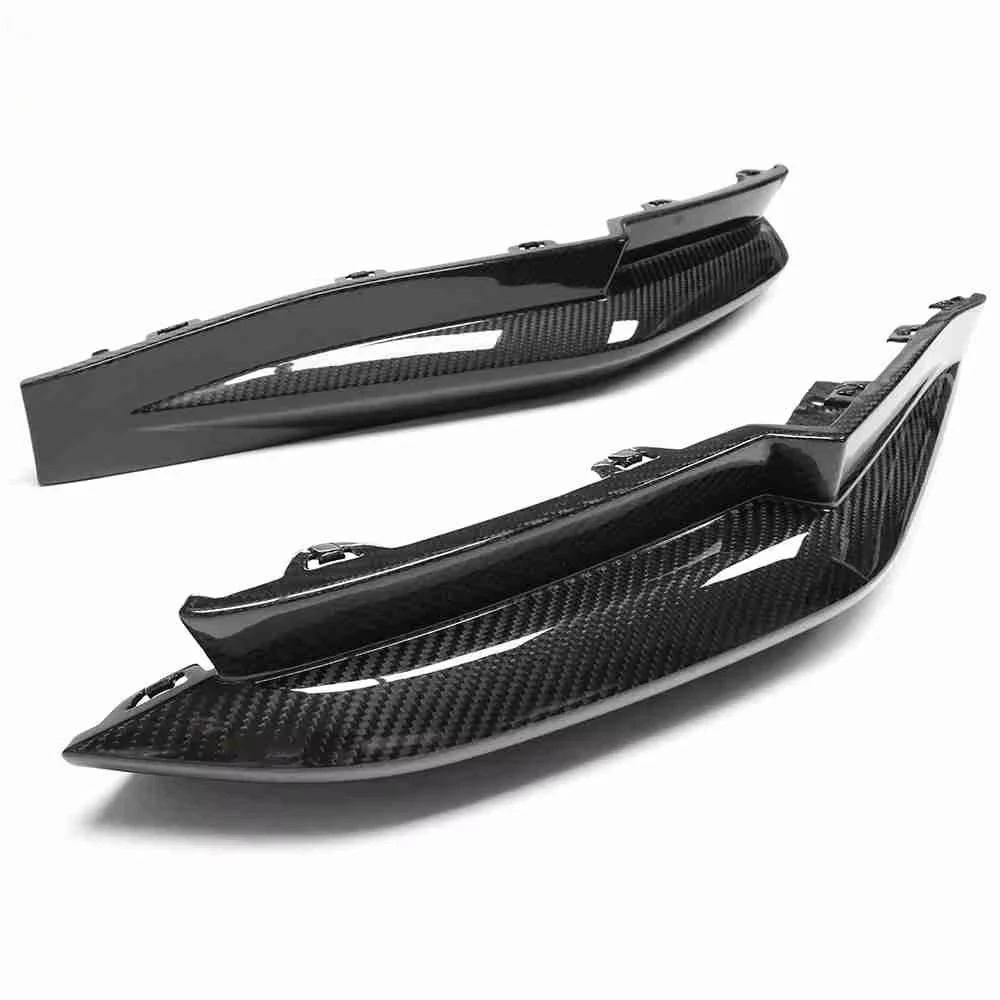 OE Style Dry Carbon Fiber Rear Bumper Splitters for  G80 M3 G82 M4 2021+ Body Kit